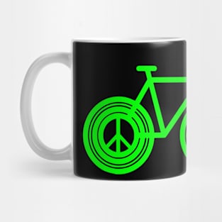 Ride for Peace (green) Mug